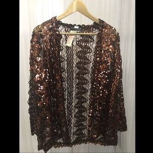 Vintage Sequin Cardigan